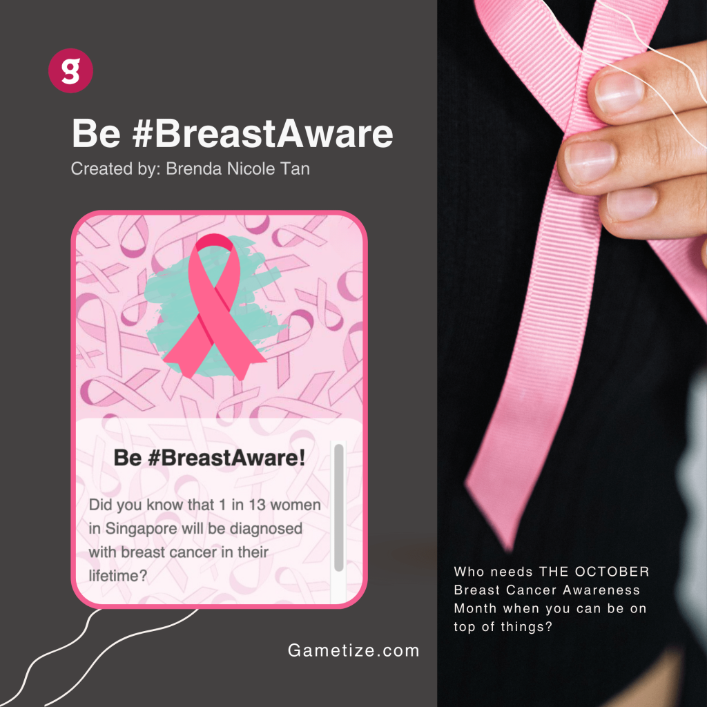 Gametize Be Breast Aware Campaign 1