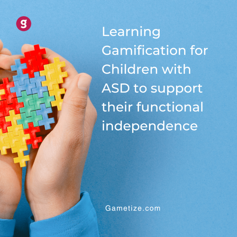 Gamified Learning for Children with ASD Gametize