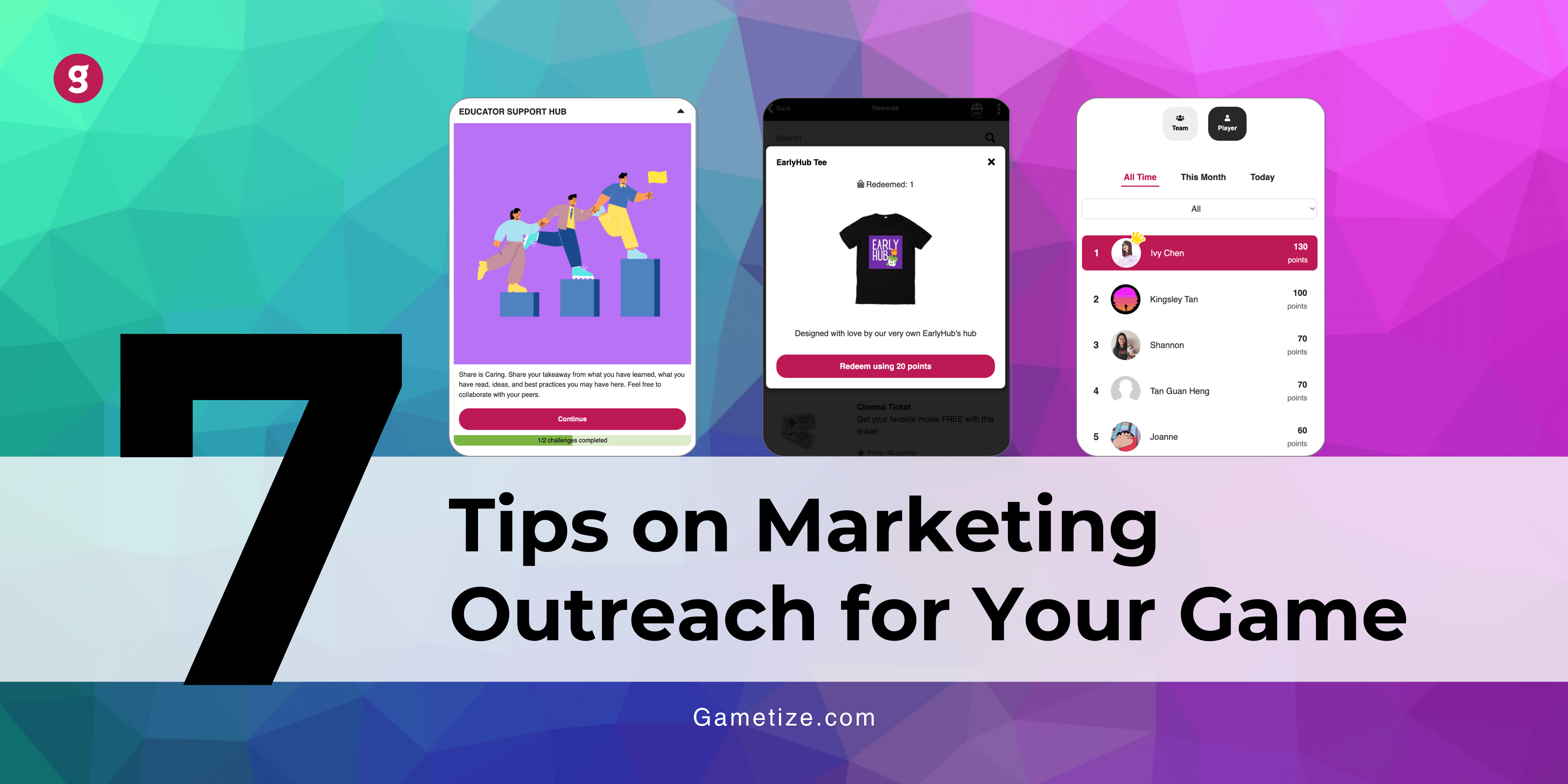 Gametize 7 Tips on Marketing Outreach for Your Game