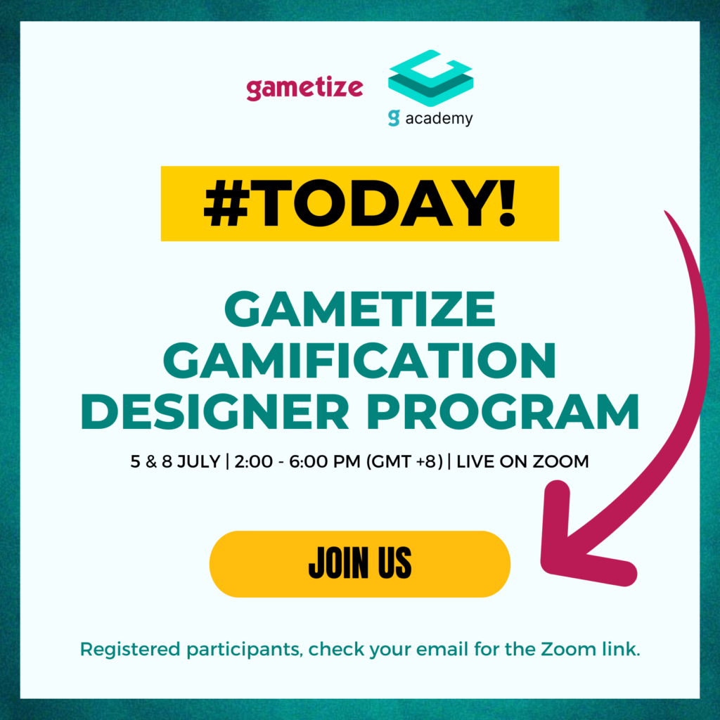 Today Gametize Certification Waitlist