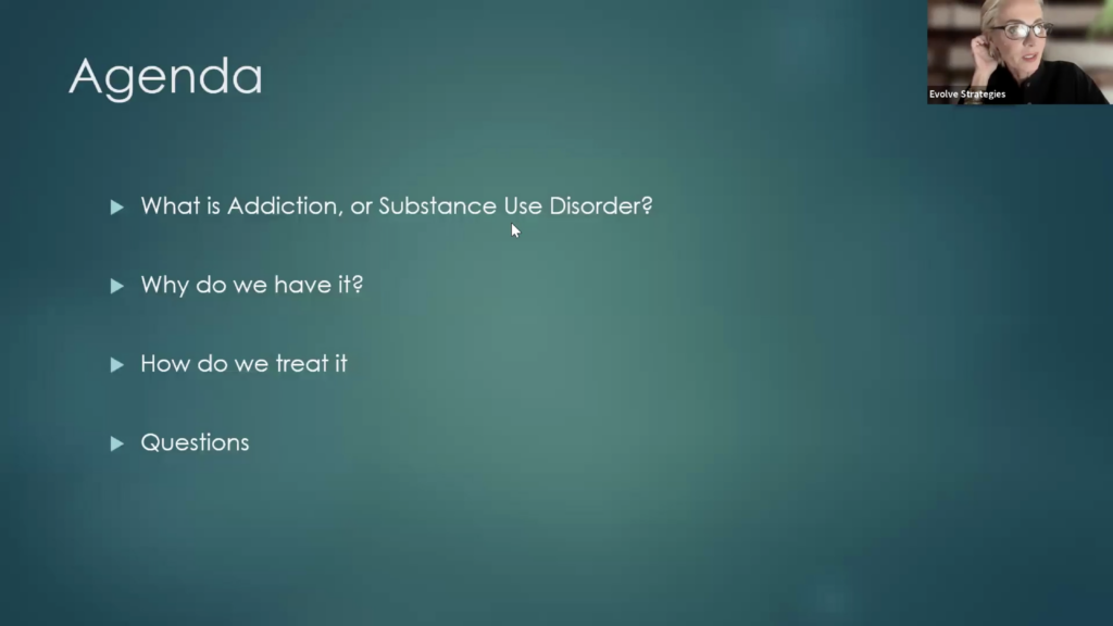 Addiction Workshop - Agenda