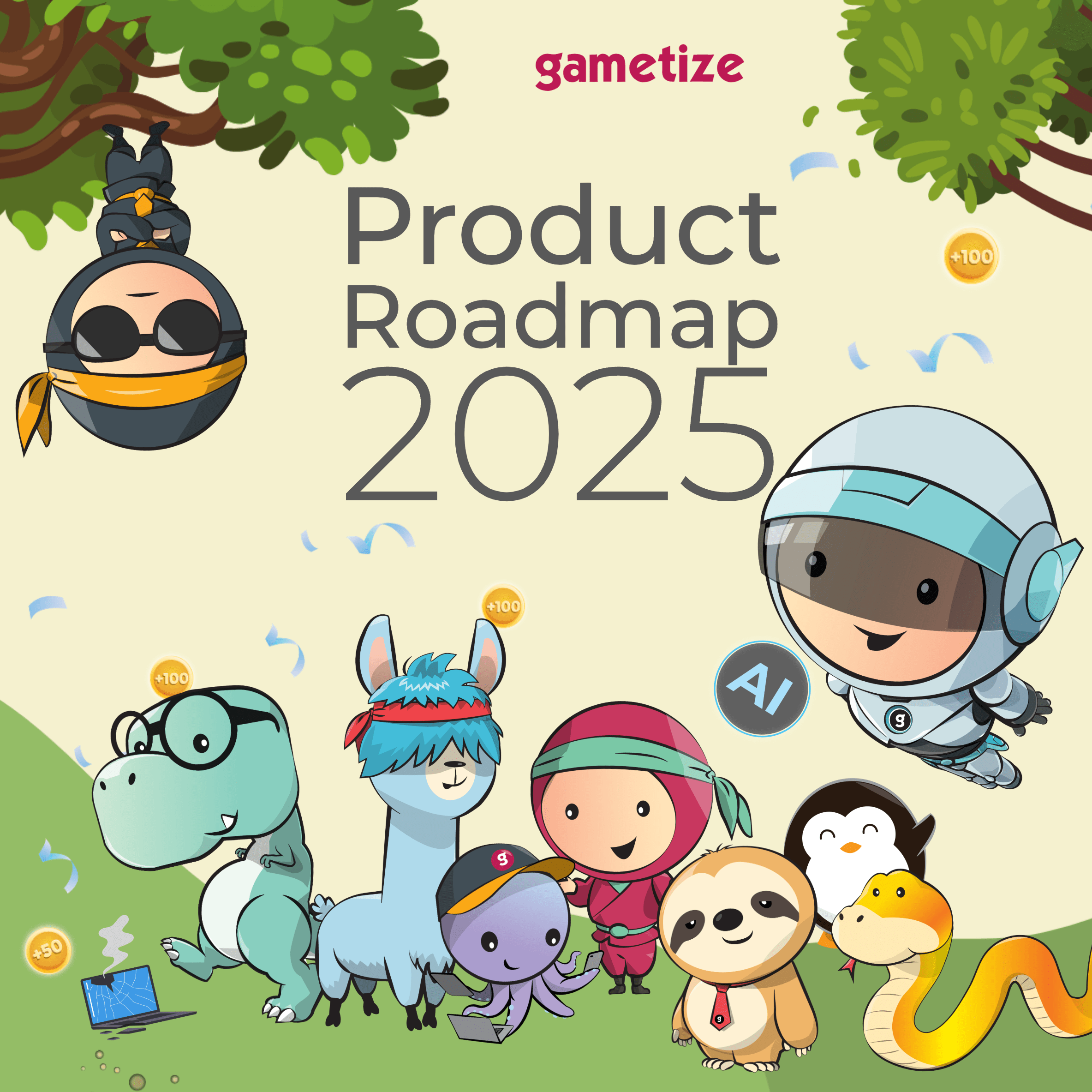 Gametize Product Roadmap 2025: Let’s Win The AI Challenge In 2025 ...